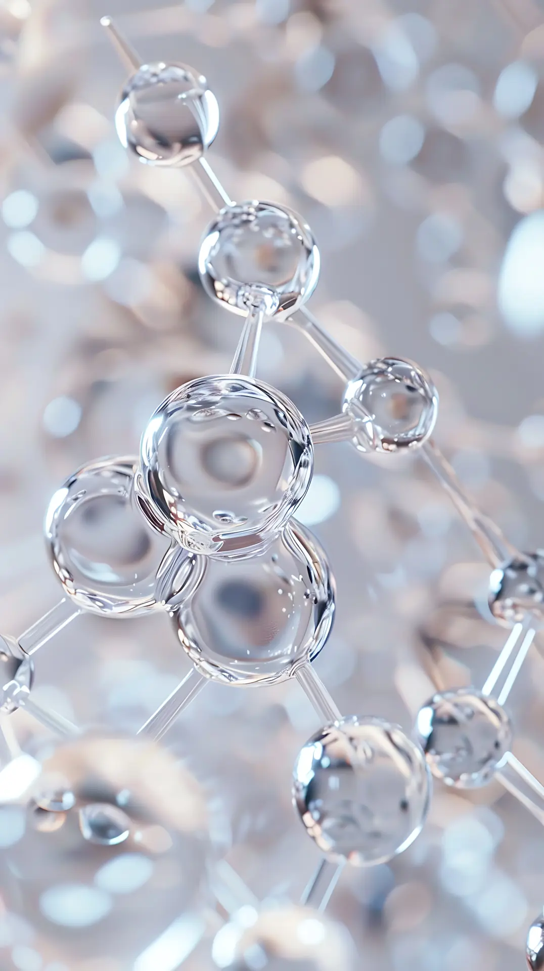 Estrutura molecular de peptídeo sintético de alta pureza